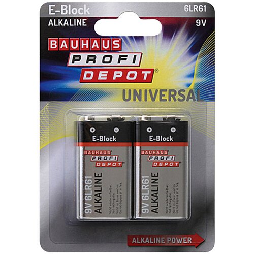 PROFI DEPOT baterije (blok od 9 volti, alkal-mangan, 9 v, 2 kom.) Cijene