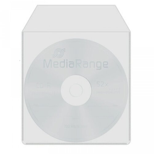 Mediarange prozorni PVC ovitki z zavihkom za mini CD/DVD/Blu Ray, 50 kom Cene
