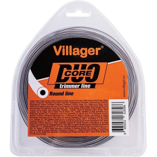 Villager najlon za trimer 2,4mmx86m okrugla nit duo core 068382 Cene
