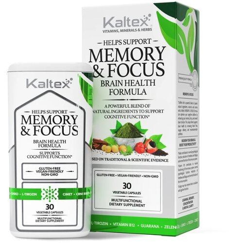 Kaltex Kapsule namenjene oboljšanju mentalnih sposobnosti, koncentracije i produktivnosti Memory&Focus, 30 Kapsula Cene