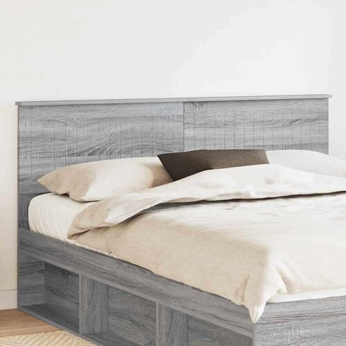 vidaXL uzglavlje s uzglavljem siva sonoma 160 cm konstruirano drvo Cijene