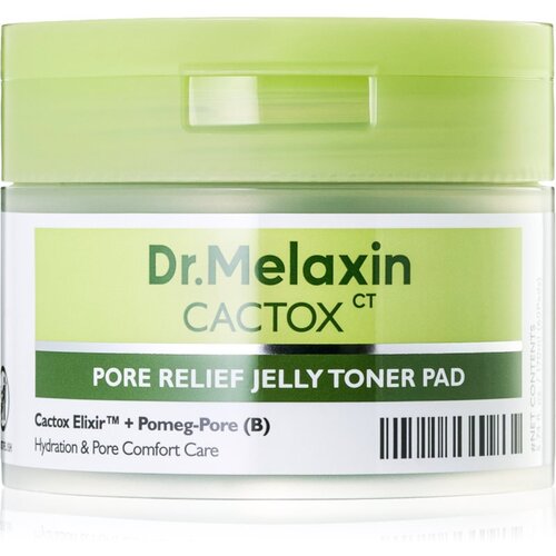 Dr. Melaxin Cactox Pore Relief Jelly Toner Pad blazinice natopljene tonerom za zaglađivanje kože lica i smanjenje pora 60 kom Cijene