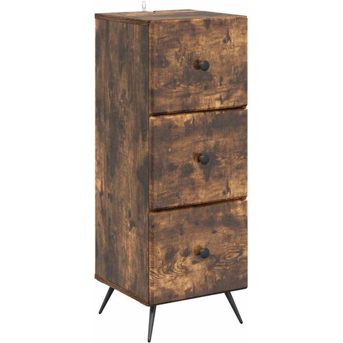  Ormar s ladicama Dimljeni hrast 33 x 34,5 x 90 cm Slike