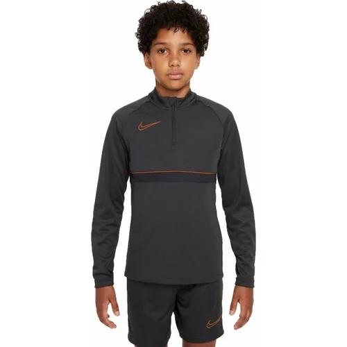 Nike DRI-FIT ACADEMY B Dječačka nogometna majica, tamno siva, veličina