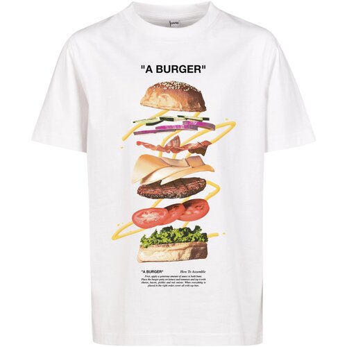 MT Kids Kids A Burger Tee white Slike