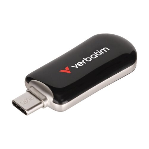  USB-C MEMORIJSKI STIK 3.2 GEN1 VERBATIM 128GB CRNI PLECTRA Cijene
