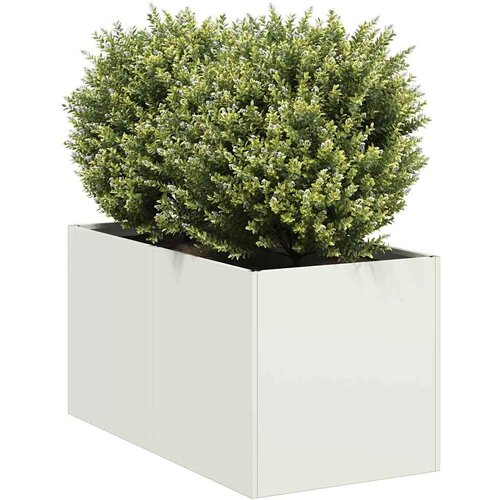 VidaXL Sadilica bijela 40x80x40 cm od hladno valjanog čelika Slike
