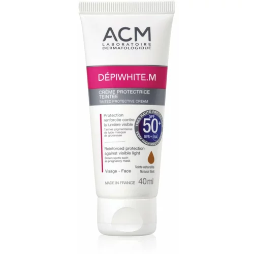 Acm Dépiwhite M tonirana zaščitna krema SPF 50+ Natural Tint 40 ml