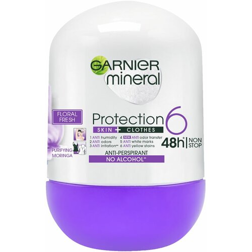 Garnier mineral deo protection 6 floral fresh roll-on 50 ml Slike