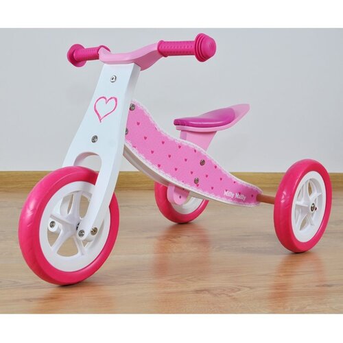 Milly Mally 2u1 tricikl bez pedala srca Slike