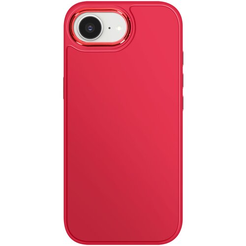 AVIZAR Mat etui za iPhone 17e z metaliziranim robom kamere, Rdeča, (5000274298) Cene
