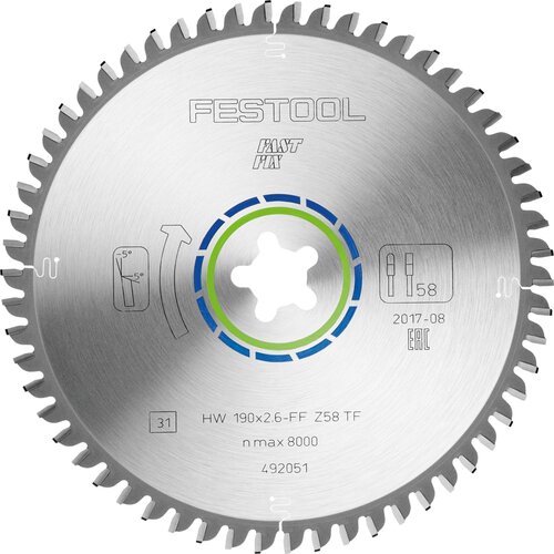 Festool list pile HW 190x2,6 FF TF5 pile Slike
