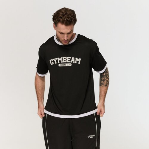 GymBeam Prevelika Varsity Crna Majica XXL Slike