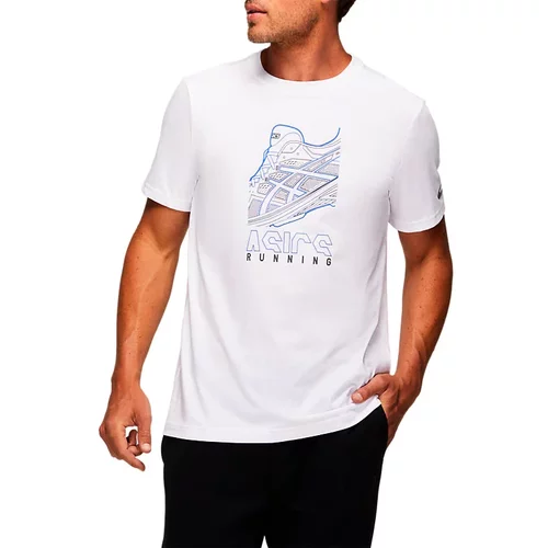 Asics Pánské tričko Running GPX Tee bílé, S