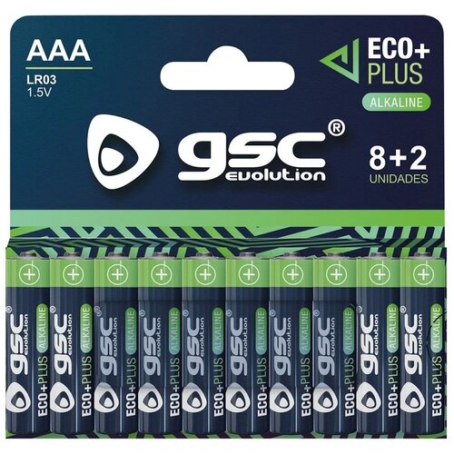 GSC Alkalna baterija EcoPlus LR03 ,AAA, 10 komada Slike
