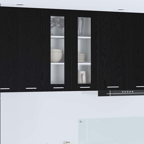 Viseći ormarić Crni hrast 60 x 31 x 80 cm Konstruirano drvo Cene