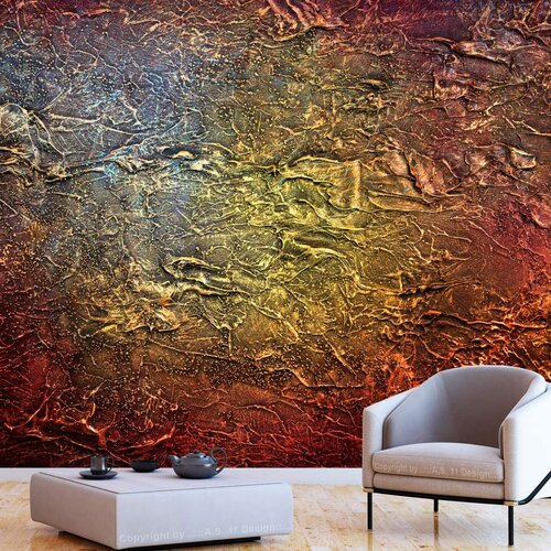  Samoljepljiva foto tapeta - Red Gold 98x70 Slike