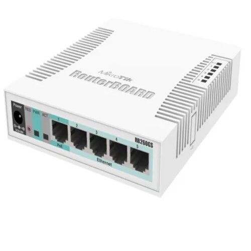 MikroTik CSS106-5G-1S RB260GS stikalo 5-port Gigabit 1xSFP, (20311364) Cene