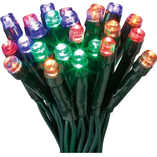  LED-svetlobna veriga 140 LED-sijalk pisana v &amp;scaron;katli zeleni kabel 15,42 m Slike