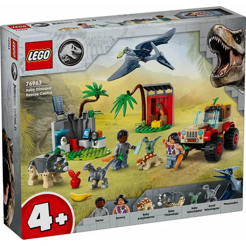 Lego Jurassic World 76963 Reševalno središče za dinozavrske mladiče