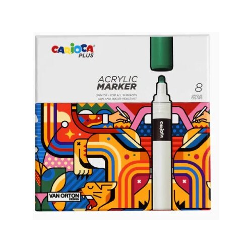 Amphora Set Akrilnih markera Carioca Plus, 8 komada Cene
