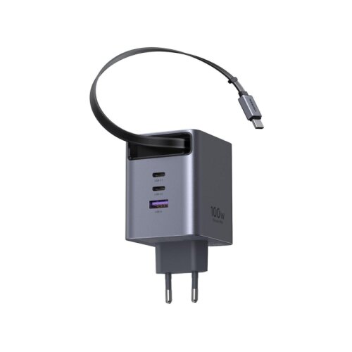 Ugreen Retractable 100W GaN USB-C polnilec Cene
