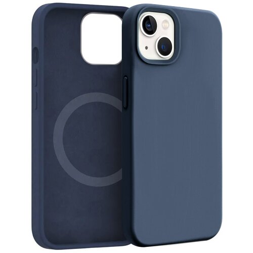 SUMMER COLOR Maska Magsafe za iPhone 15 Plus tamno plava Slike