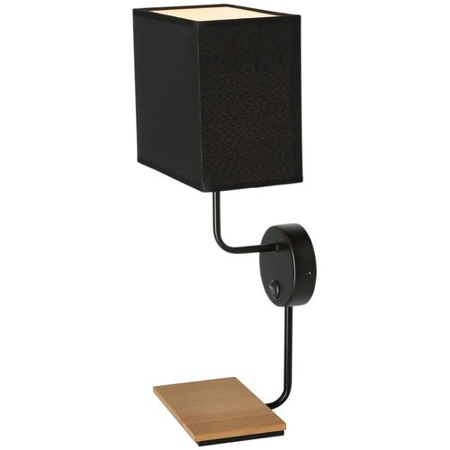 Candellux Lighting keto zidna lampa crna 1X40W E14 crna abažur sa prekidačem Cene
