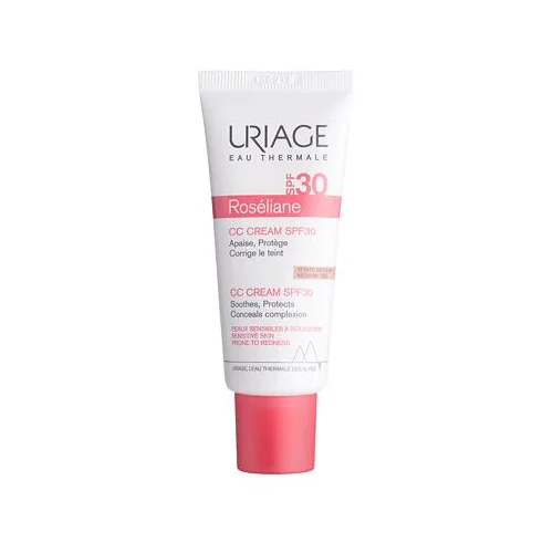 Uriage Roséliane cc cream SPF30 cc krema za osjetljivu kožu sklonu crvenilu 40 ml nijansa medium tint