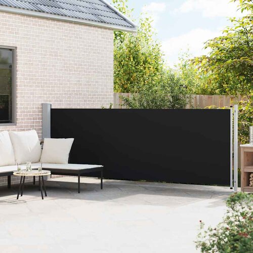  Uvlačiva bočna tenda za terasu 140 x 600 cm crna Slike