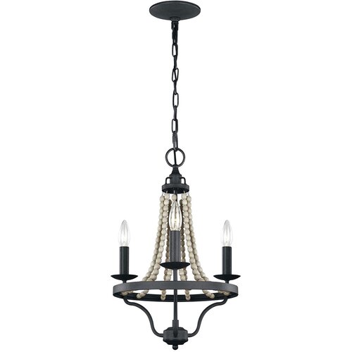 Elstead Lighting Elstead Feiss Nori Večkraki lestenec, temno obrabljen cink s sivo barvo naplavljenega lesa, (22099579) Cene