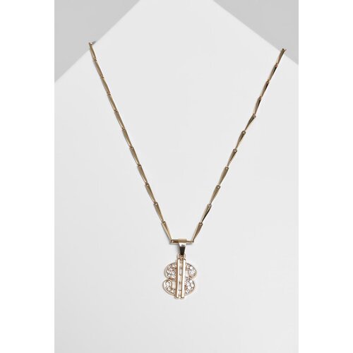 Urban Classics Accessoires Little Gold Dollar Necklace Cene