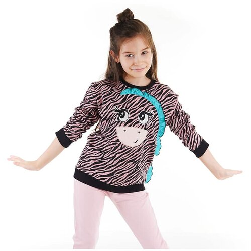 Denokids Zebra Girl Sweatshirt Slike