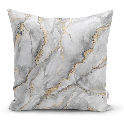 Minimalist Cushion Covers jastučnica Marble With Hint Of Gold, 45 x 45 cm Slike