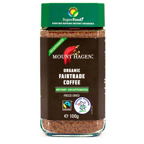 MOUNT HAGEN kafa bez kofeina instant 100 g organic Slike