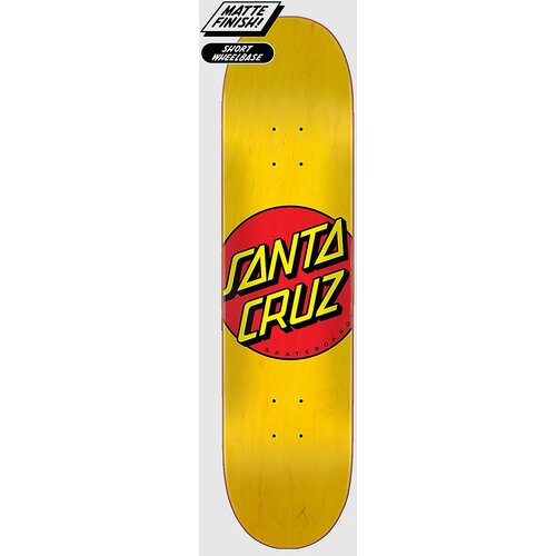 Santa Cruz Classic Dot 7.75" Skateboard deska yellow Cene