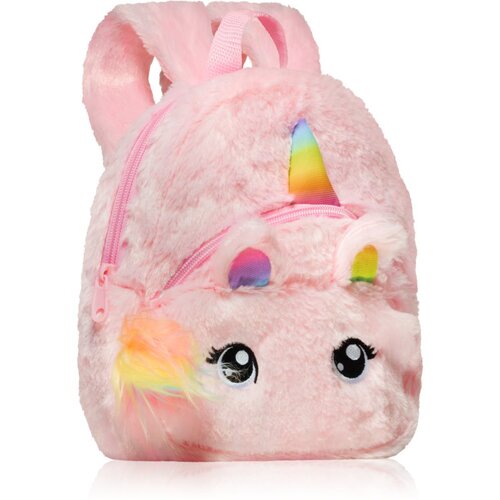 BrushArt KIDS Fluffy unicorn backpack Small otro&amp;scaron;ki nahrbtnik Pink (20 x 23 cm) Slike