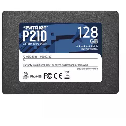 SSD 2.5 SATA3 128GB Patriot P210 450MBs/430MBs P210S128G25 Cene