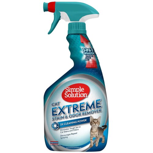 Simple Solution sprej za čišćenje fleka od mačaka extreme stain&odour remover 500ml Cene