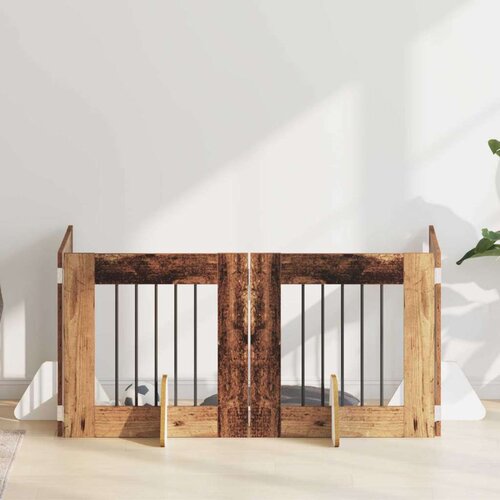  Vrata za pse z stojali 4 pcs Star les 60 x 60 cm Inženirski les, (5000232764) Cene