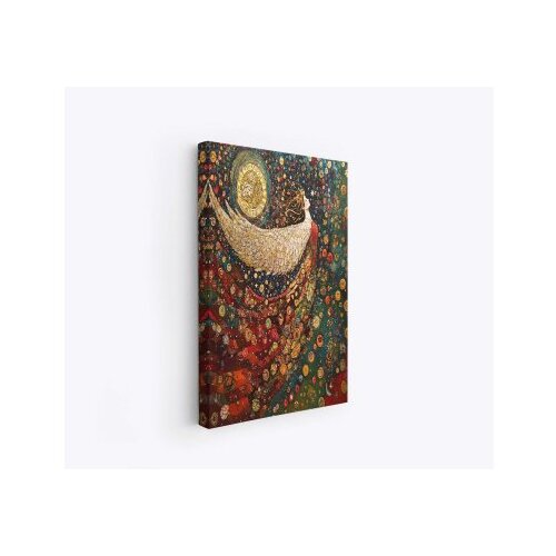 Wallxpert Dekorativna slika na platnu, 50x70cm, &amp;Scaron;areno Slike