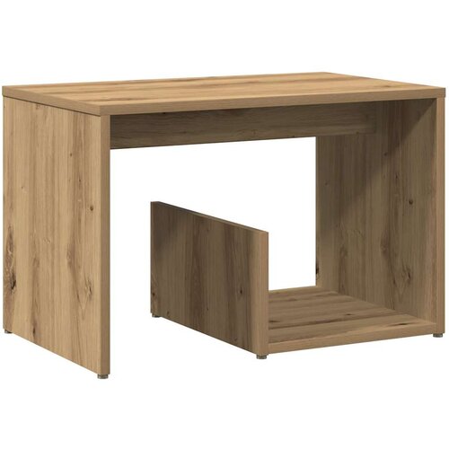  Pomoćni stol Artisan hrast 59x36x38 cm izrađeno drvo Slike