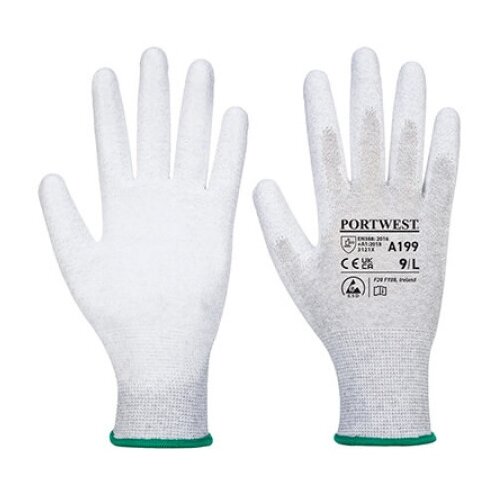 PORTWEST Rukavice a199 - antistatik sa pu dlanom, sive, vel.xl ( 63412 ) Cene