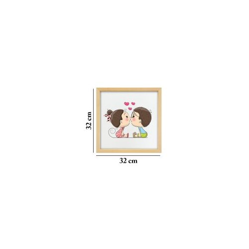 Wallity CAM1014888859 Multicolor Decorative Framed Painting Cene