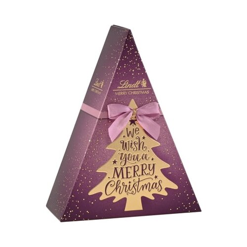 Lindt Drevo z ročnim napisom Cene