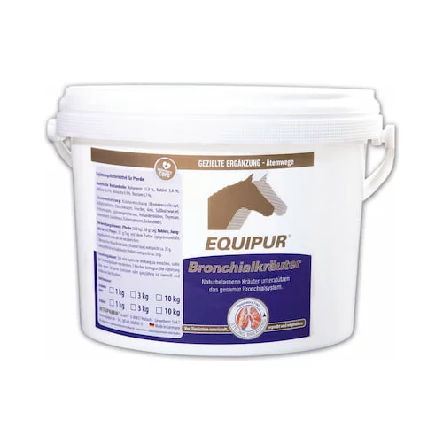 Equipur - bronhialna zelišča - 3kg vedro