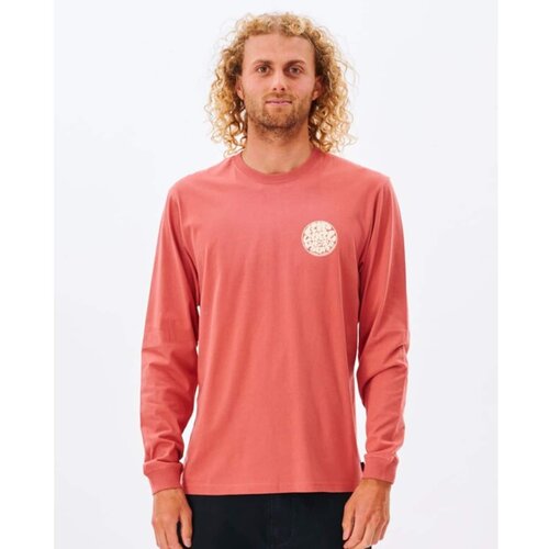 Rip Curl T-shirt WETSUIT ICON L/S TEE Dusty Mushroom Slike