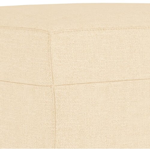  Klupa krem 100 x 35 x 41 cm od tkanine Slike