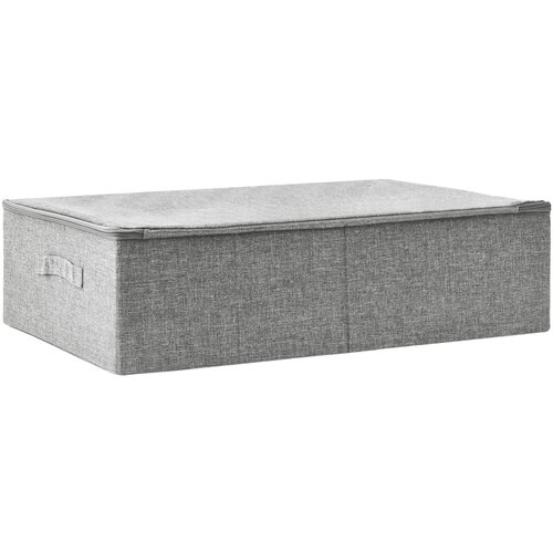 vidaXL Škatla za shranjevanje blago 70x40x18 cm siva Cene