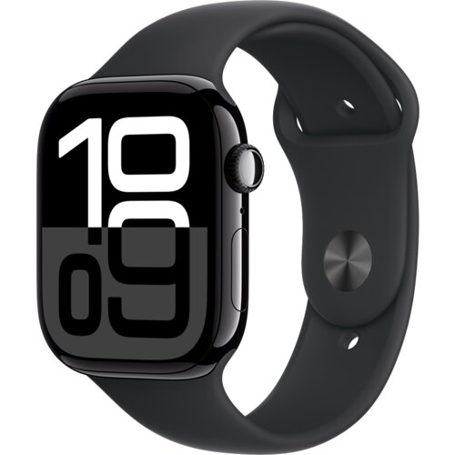 Apple Watch S10 GPS 42mm Jet Black Alu Case with Black Sport Band – M/L Cijene